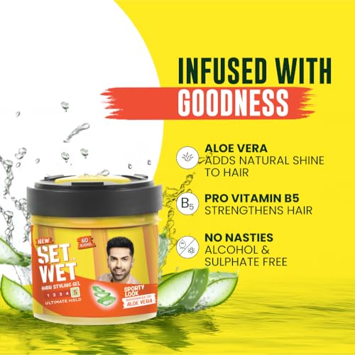 Set Wet Styling Hair Gel