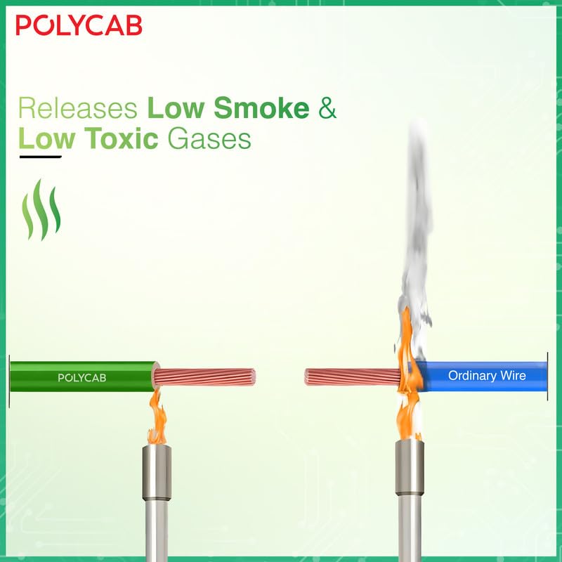 Polycab Green Wire+ 90M coil