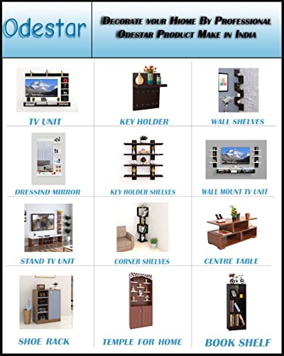 Odestar Engineered Wood Wall Mounted