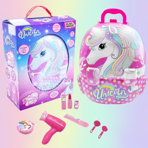 PlayMagic Unicorn Portable Backpack Dressing