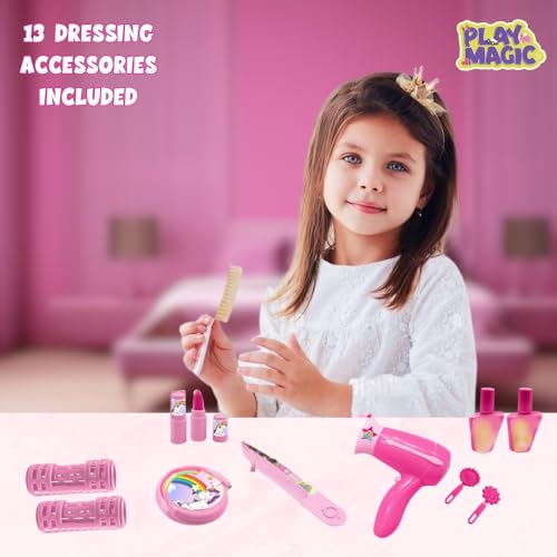 PlayMagic Unicorn Portable Backpack Dressing