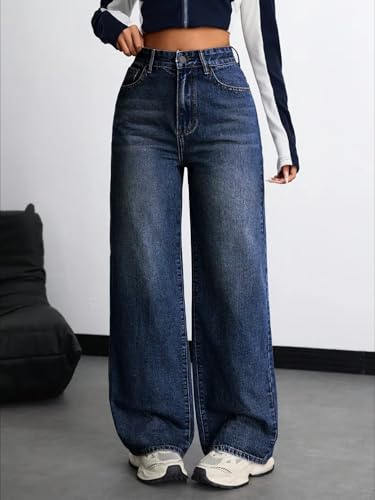 Nifty Women's Denim Stretchable High Waist Baggy Jeans for Women - Image 2