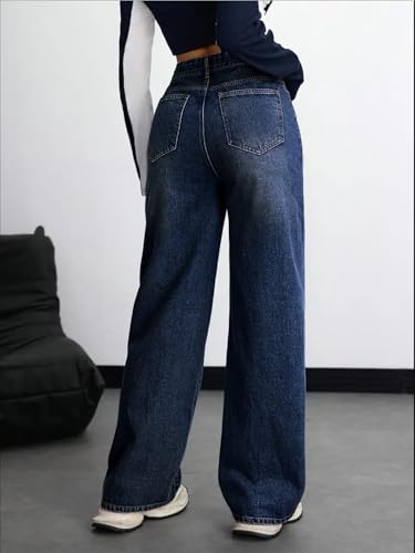 Nifty Women's Denim Stretchable High Waist Baggy Jeans for Women - Image 3