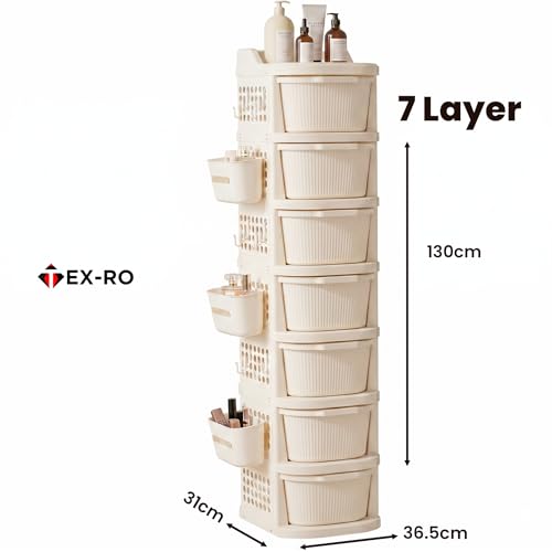 TEX-RO 7 Layer Plastic Drawer