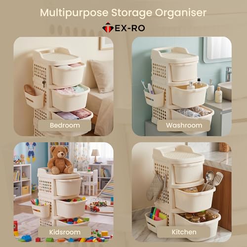 TEX-RO 7 Layer Plastic Drawer