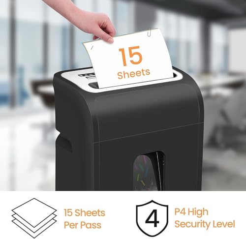 VidaTeco Cross-Cut Paper Shredder