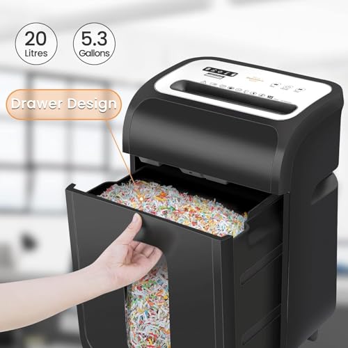 VidaTeco Cross-Cut Paper Shredder