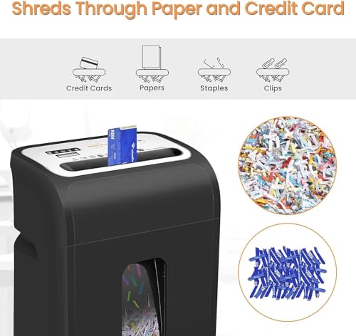 VidaTeco Cross-Cut Paper Shredder