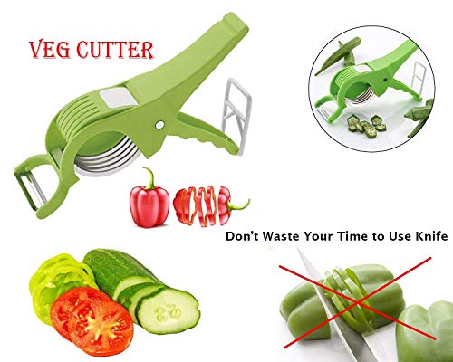 Black Olive Multipurpose Slicer Cutter-Dual