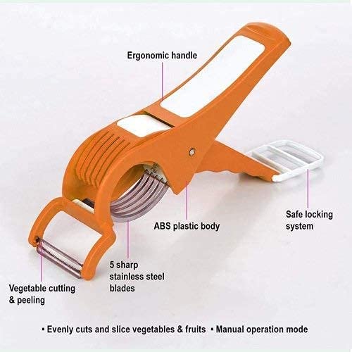 Black Olive Multipurpose Slicer Cutter-Dual