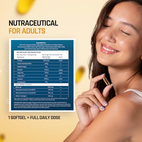 NATURALTEIN Omega-3 Fish Oil 1250mg