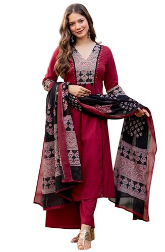Amayra Women's Pure Cotton A-Line