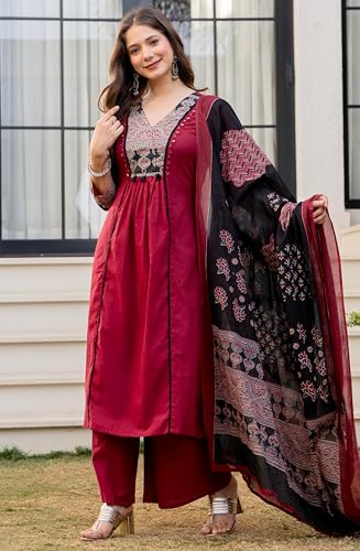 Amayra Women's Pure Cotton A-Line