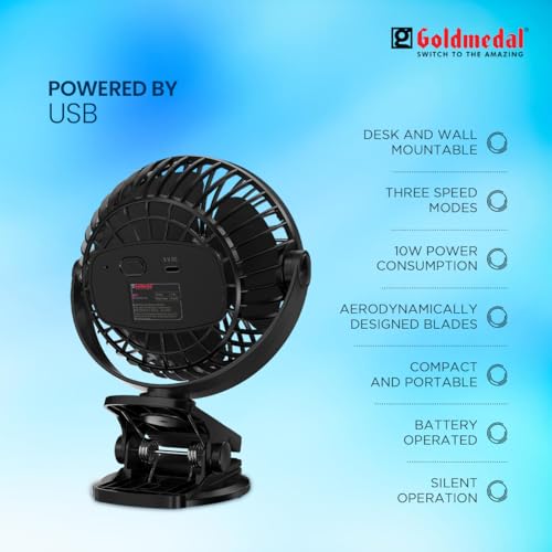 Goldmedal i-Fan 100mm Mini Portable