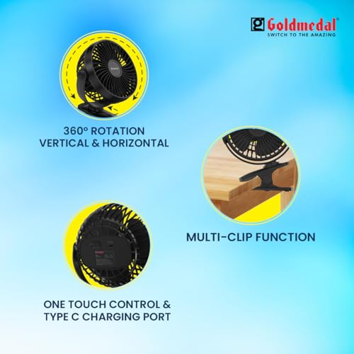 Goldmedal i-Fan 100mm Mini Portable