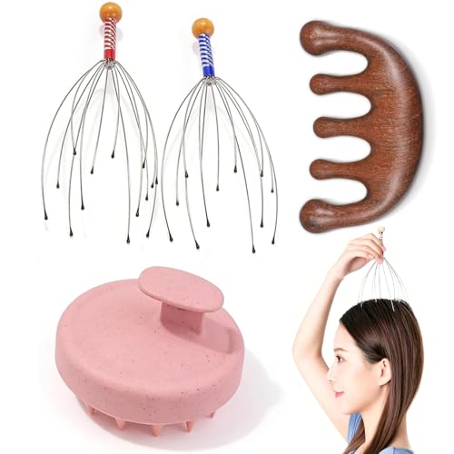 Hair Massager, 4 Piece Scalp