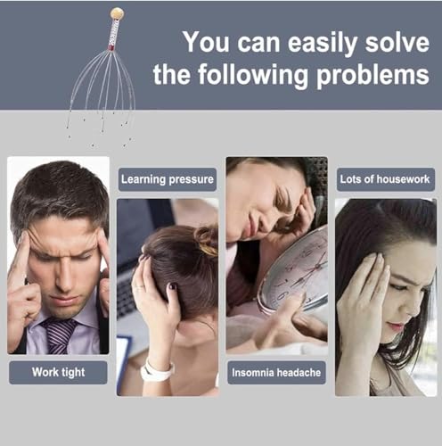 Hair Massager, 4 Piece Scalp