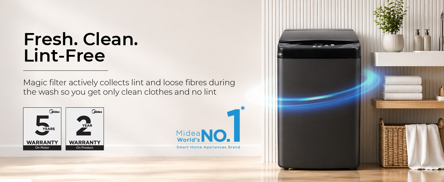 Midea 7.5 Kg 5 Star