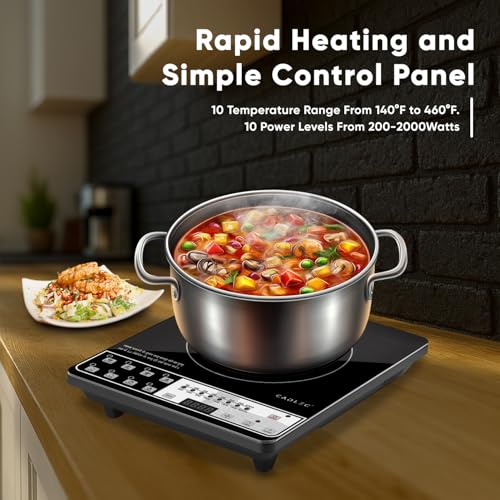 Cadlec CookEase 2000W Induction Cooktop