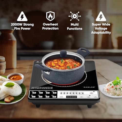 Cadlec CookEase 2000W Induction Cooktop