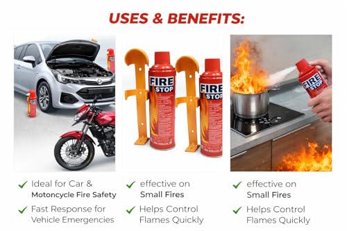Fire Stop Car and Home Fire Extinguisher (Pack of 2) - Image 3