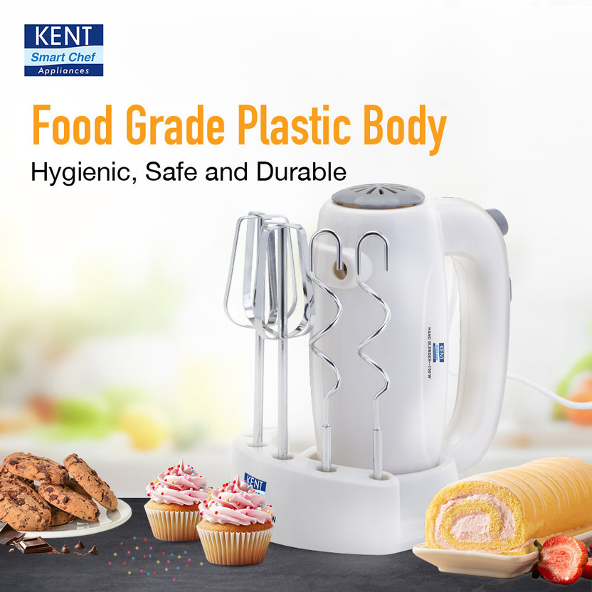 KENT 150 W White Hand Blender (116050) - Image 4