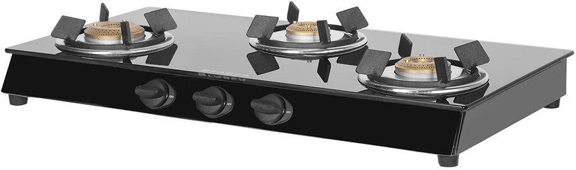 FABER SAVOY 3BB SS Glass Manual Gas Stove (3 Burners) - Image 3