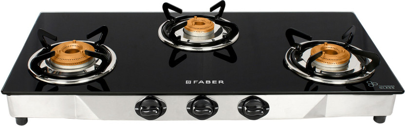 FABER SAVOY 3BB SS Glass Manual Gas Stove (3 Burners) - Image 6