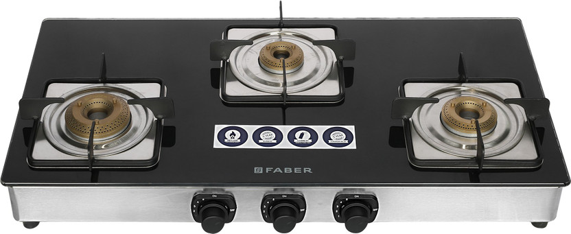 FABER SAVOY 3BB SS Glass Manual Gas Stove (3 Burners) - Image 10