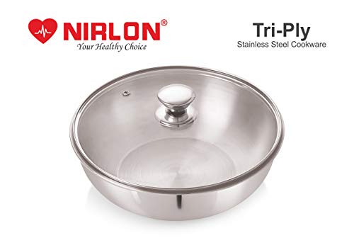 NIRLON Triply Stainless Steel Tasla