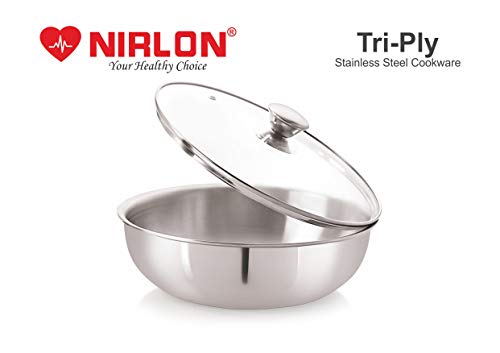 NIRLON Triply Stainless Steel Tasla