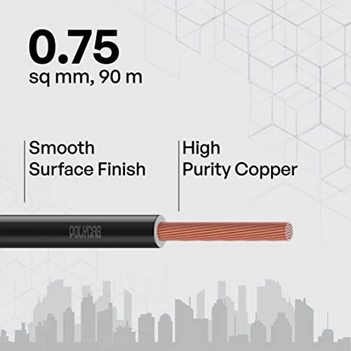 Polycab OPTIMA+ 0.75sqmm 90M coil