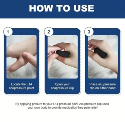 Pack of 2 Acupressure Clip
