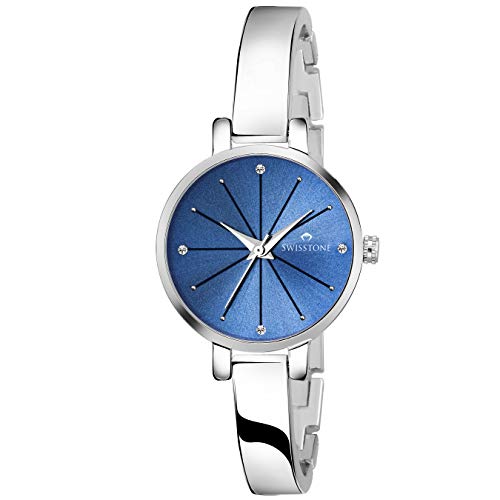 SWISSTONE Stainless Steel Analogue Women's