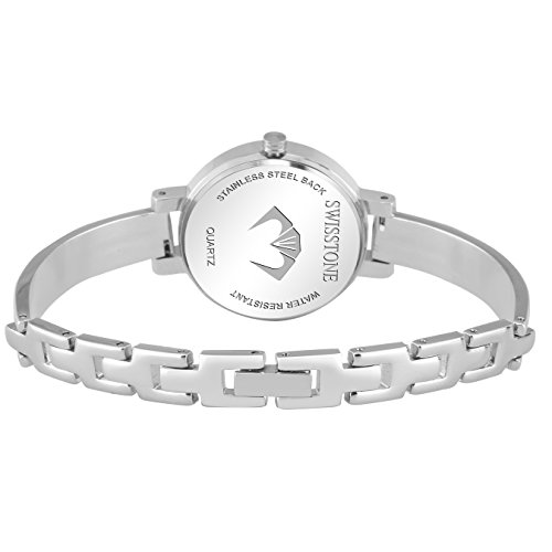 SWISSTONE Stainless Steel Analogue Women's