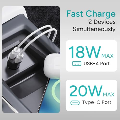 Ambrane 22W Fast Car Charger
