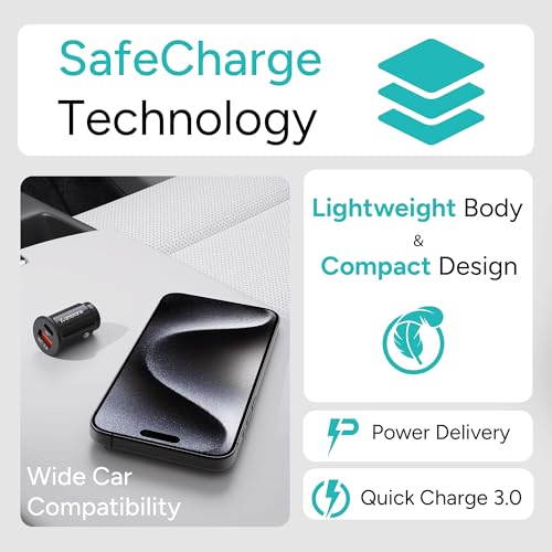 Ambrane 22W Fast Car Charger