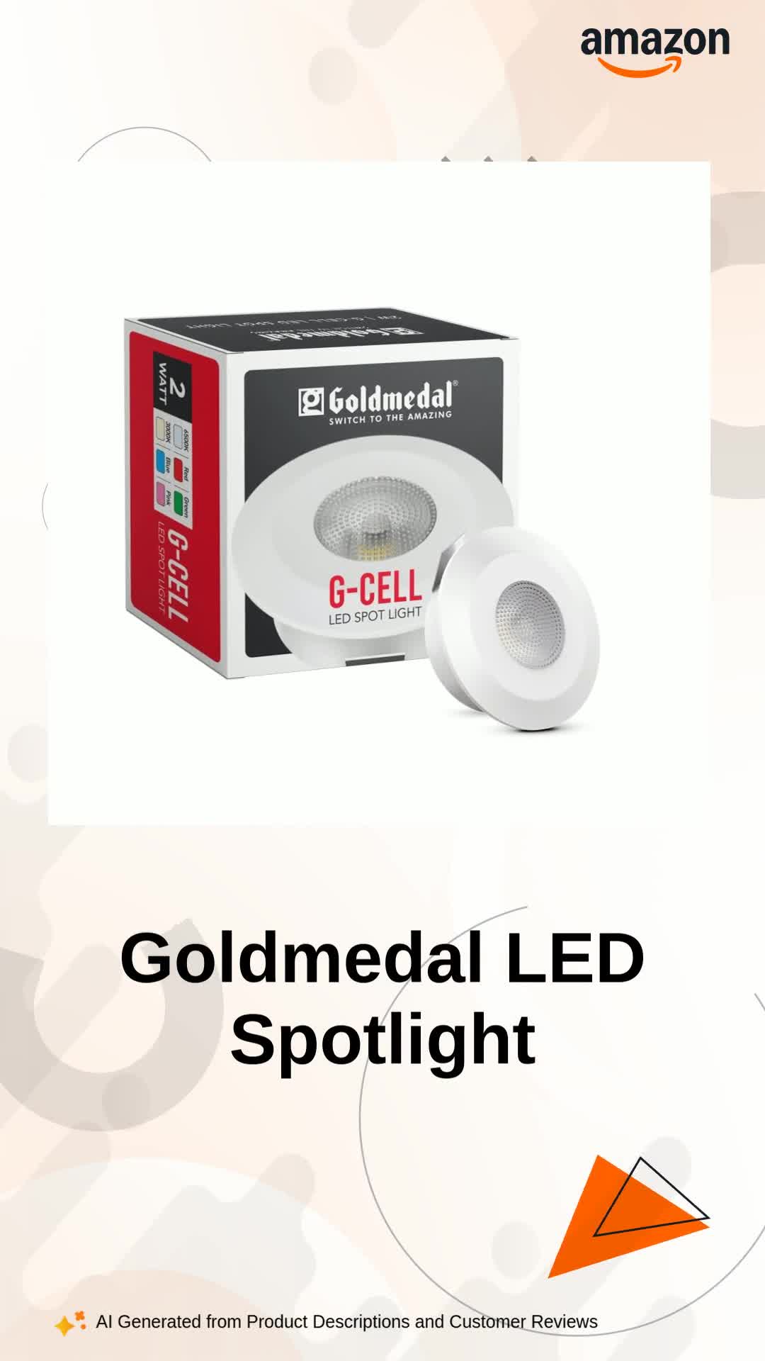 Goldmedal G-Cell 2W Round LED