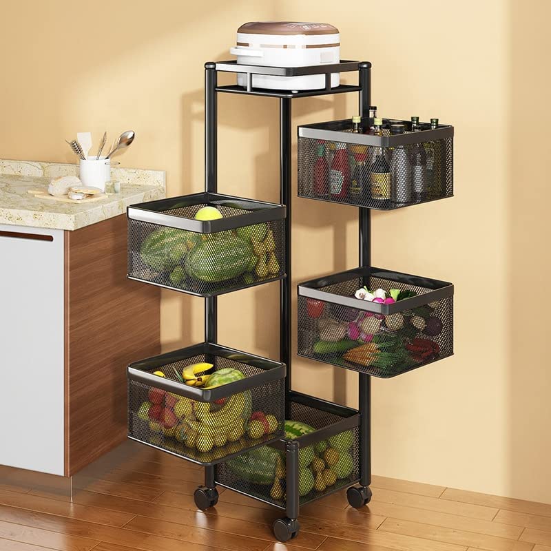 TEX-RO Kitchen Trolley with Wheels