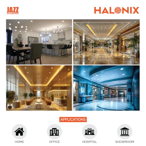 Halonix Polycarbonate Jazz 6W Warm