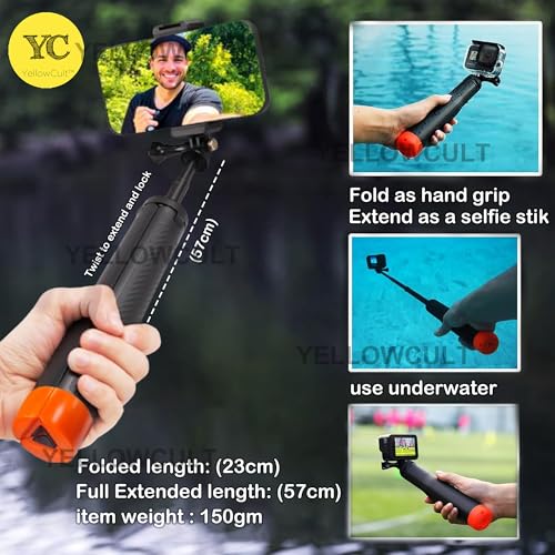 YellowCult 4-in-1 Floating Selfie Stick