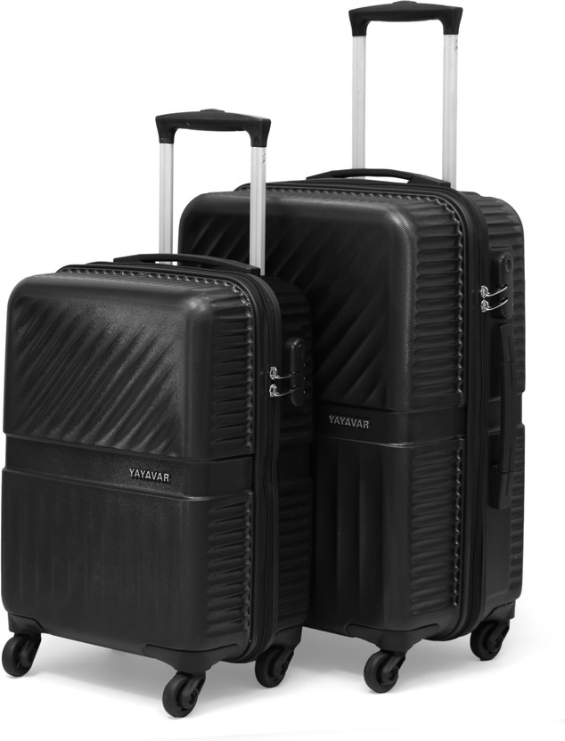 YAYAVAR Hard Body Set of 2 Luggage 4 Wheels - MIAMI - Pink - Image 5