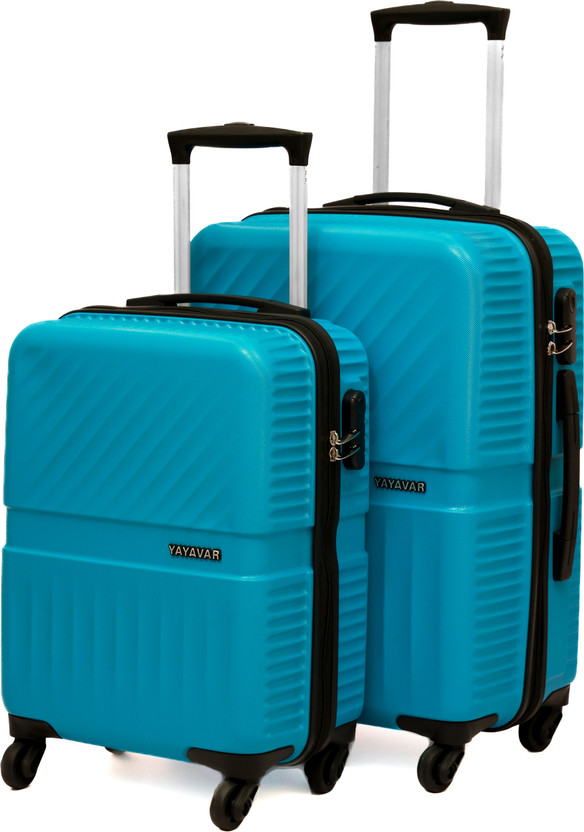 YAYAVAR Hard Body Set of 2 Luggage 4 Wheels - MIAMI - Pink - Image 6