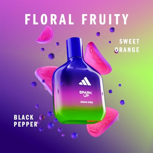 adidas Vibes Spark Up Eau De Parfum Liquid for Women - 100Ml - Image 5