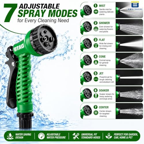 Btag 7-Pattern Garden Spray Gun