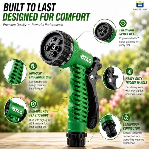 Btag 7-Pattern Garden Spray Gun