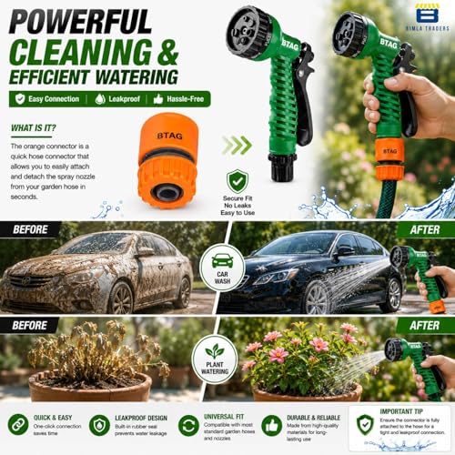 Btag 7-Pattern Garden Spray Gun