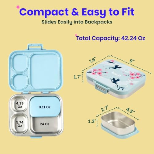 Basil Bento Box Quad Plus
