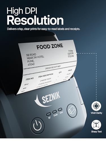 SEZNIK DEV Bluetooth Thermal Label
