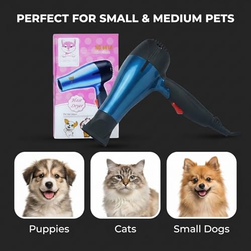 Foldable Pet Grooming Hair Dryer